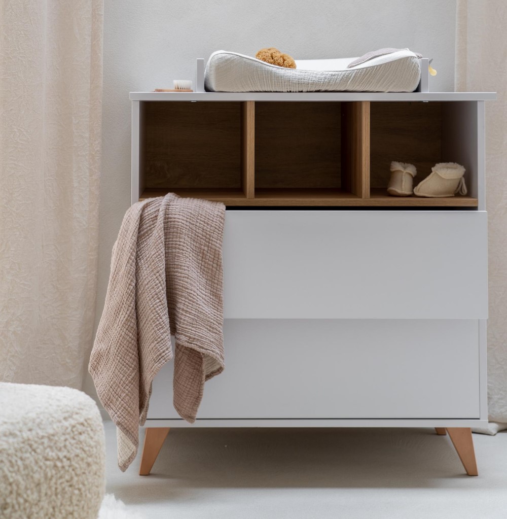 Quax bílá komoda do dětského pokoja loft
